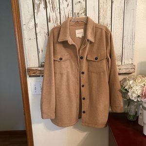 Thread & Supply camel shacket